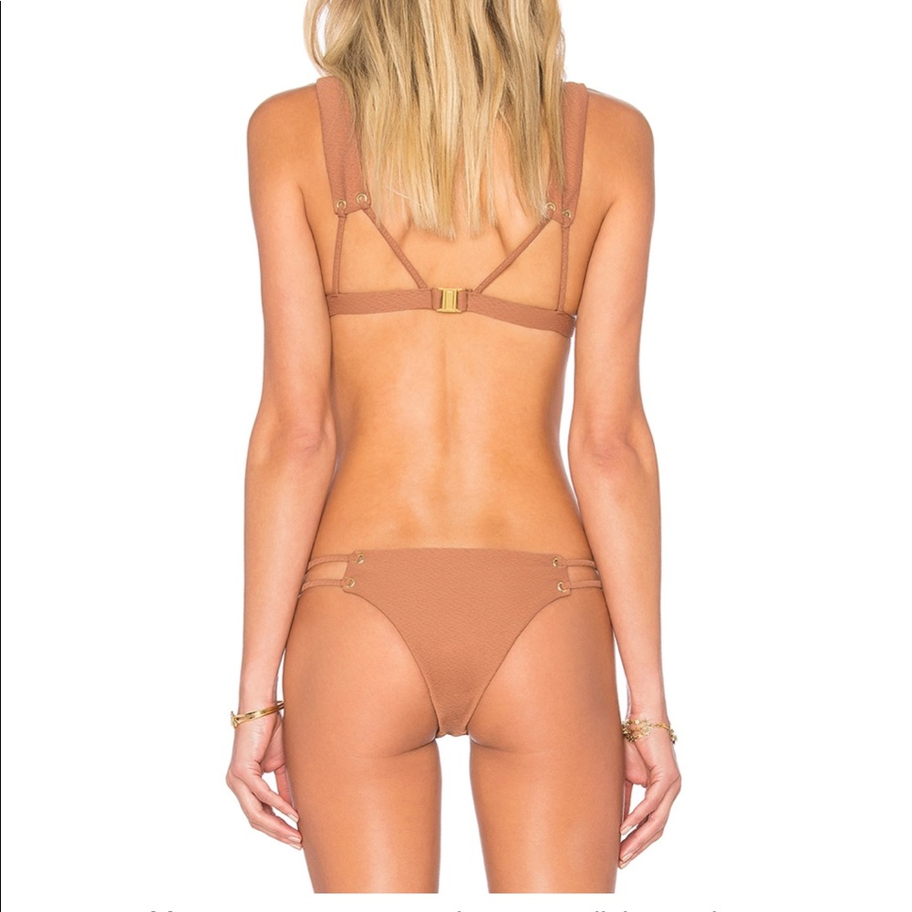 Blue Life Roped Up Texture Bikini: Top-S Bottom-M - Picture 6 of 7